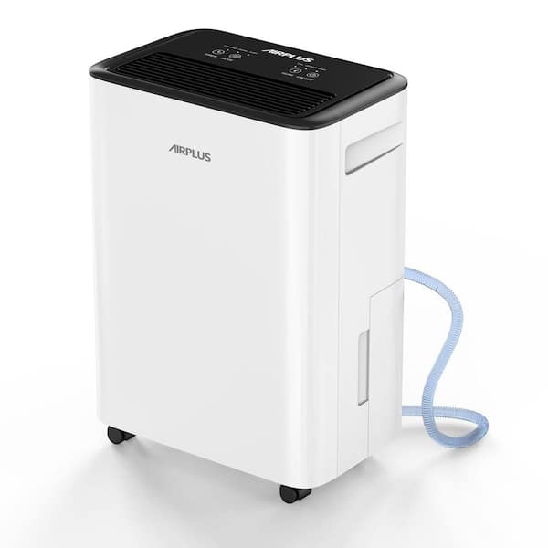 25 pt. 2500 sq. ft. Dehumidifier for Basement w/ Drain Hose,Bucket, 38 dB Sleep Mode, Continue Run, Auto Defrost (White)