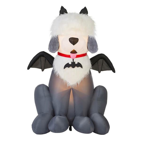 Home Accents Holiday 6 ft Mixed Media Sheep Dog Halloween Inflatable
