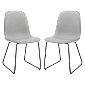 Makalu Gray/Black 17.32 in. Wood Dining Chair (Set of 2)