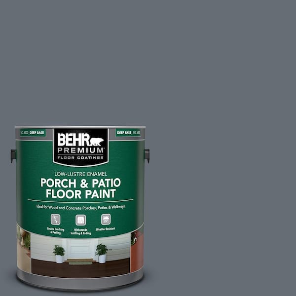 BEHR PREMIUM 1 gal. #PPU26-22 Summer Storm Low-Lustre Enamel Interior/Exterior Porch and Patio Floor Paint