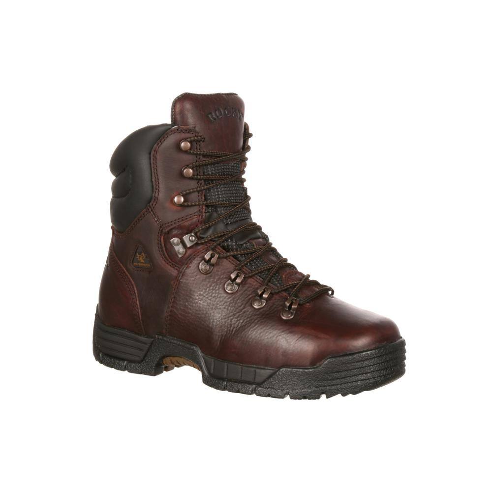rocky square toe work boots