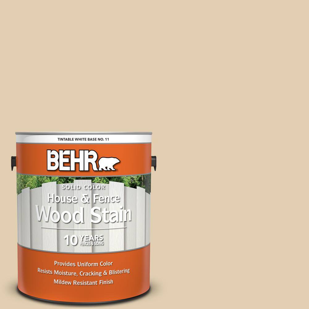 1 gal. #HDC-AC-09 Concord Buff Solid Color House and Fence Exterior Wood St