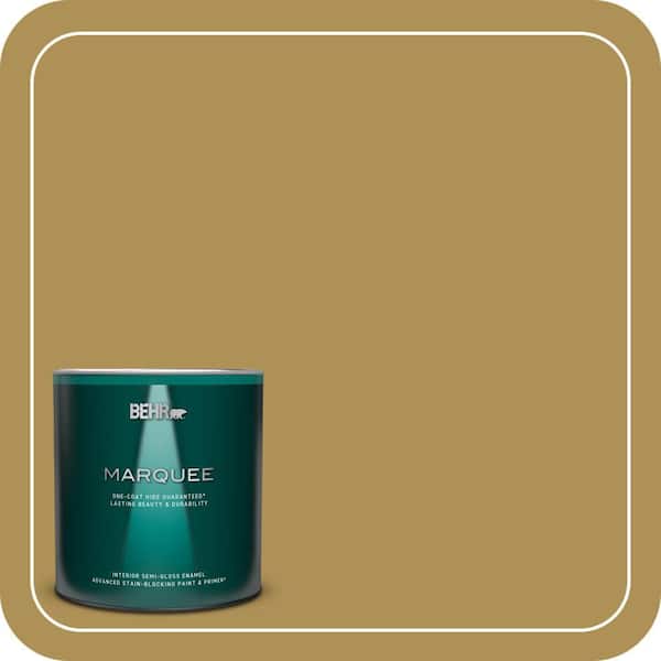 BEHR MARQUEE 1 qt. Home Decorators Collection #HDC-FL14-7 Asian Pear Semi-Gloss Enamel Interior Paint & Primer