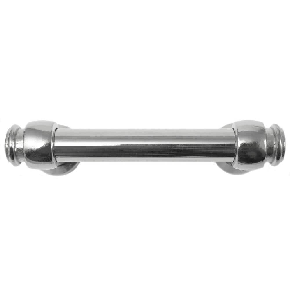 Polished Nickel 3" Modern Bar Cabinet Pull