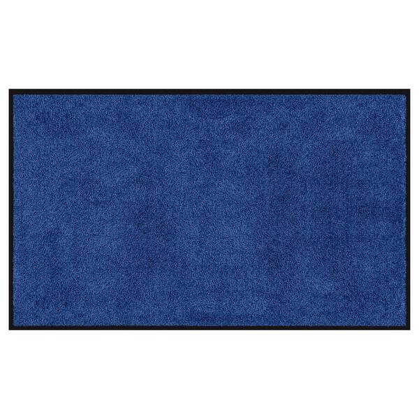 Envelor Indoor Outdoor Doormat Blue 48 in. x 72 in. Stripes Floor