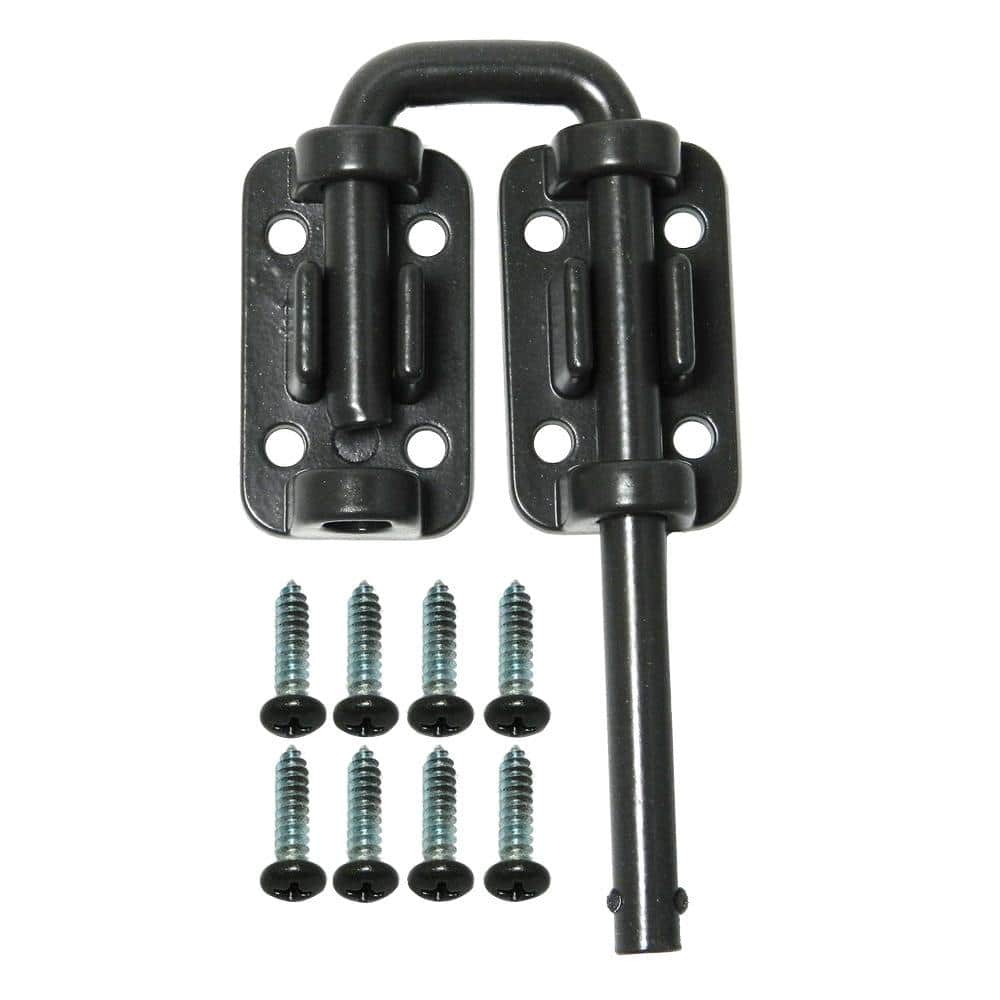 Patio Door Security Latch, Bronze