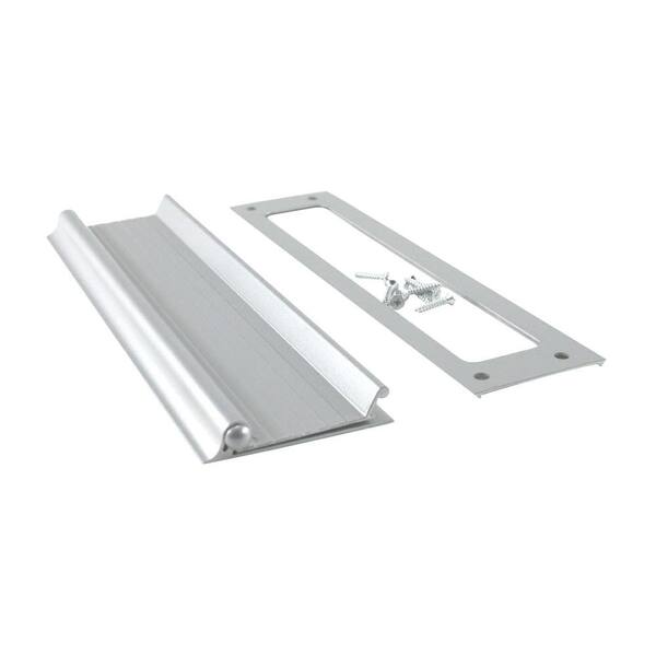 M-D Building Products 13 in. Silver Mail Slot with Flap and Back Plate Aluminum