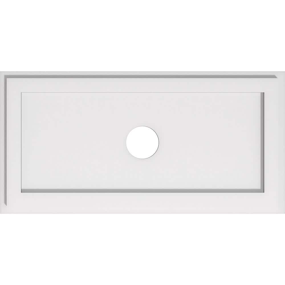 Ekena Millwork 26 in. x 13 in. x 1 in. Rectangle Architectural Grade