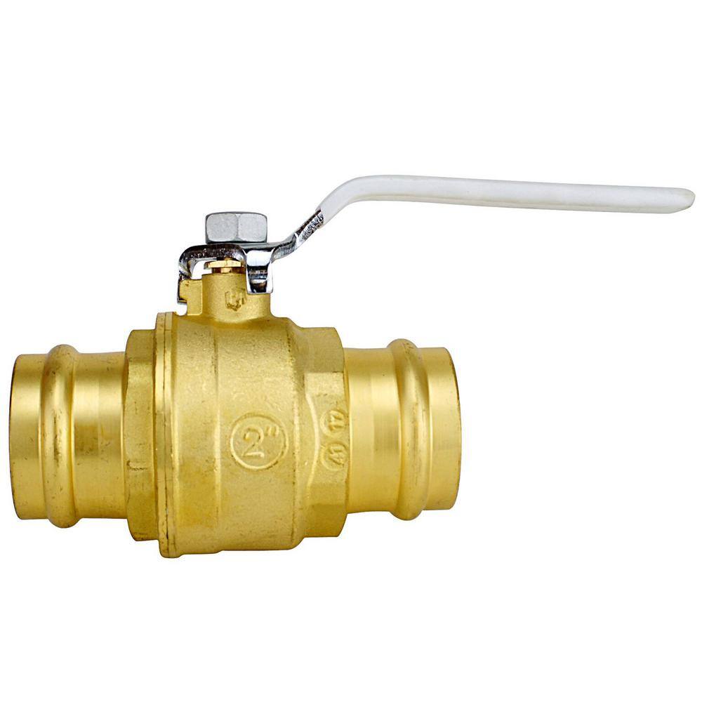 Apollo 2 In. Brass Press X Press Full Port Ball Valve-94vlf10801a - The 