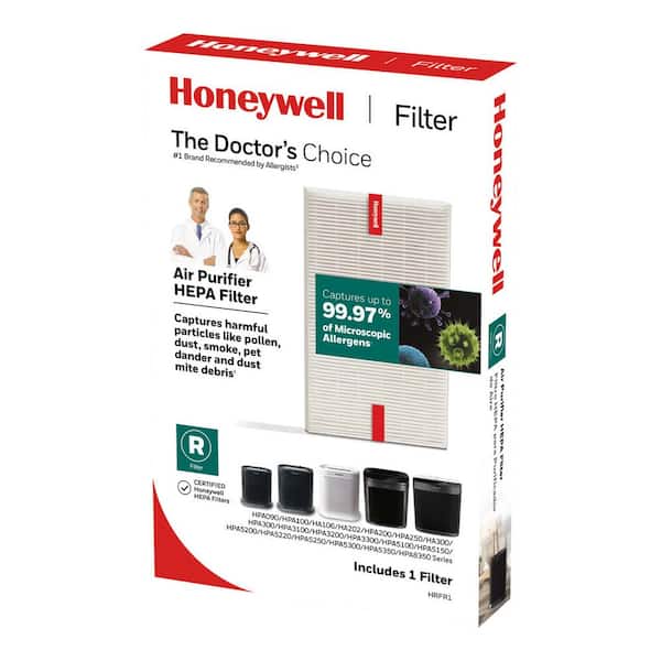 Honeywell True HEPA Replacement Filter R - Air Purification for Allergen, Dust, Mold Spores, and Pet Dander