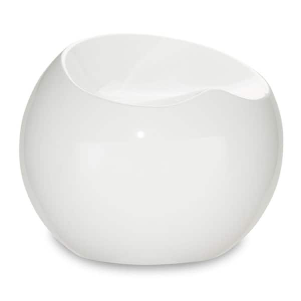 ZUO Plastic Drop Stool in White