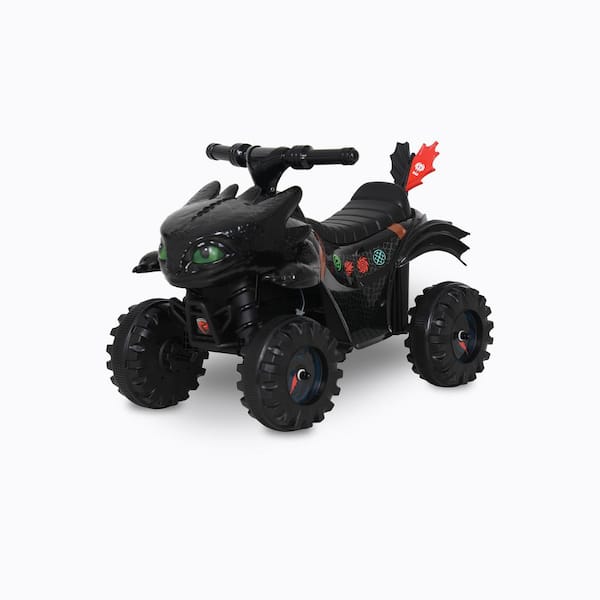 Rollplay 6-Volt How to Train Your Dragon Battery Ride-On Vehicle in Black