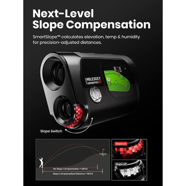 MILESEEY GenePro G1 Golf Rangefinder with AMOLED Touchscreen