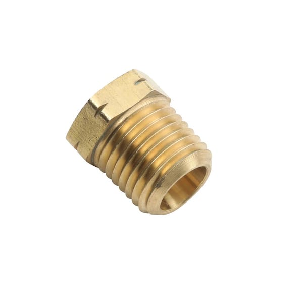 Brass 1/4-in FIP x 1/8-in FIP Reducing Coupling