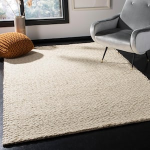 Natura Ivory 6 ft. x 6 ft. Square Gradient Solid Area Rug