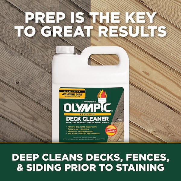 Olympic 128 oz. Premium Deck Cleaner 52125A-01 - The Home Depot