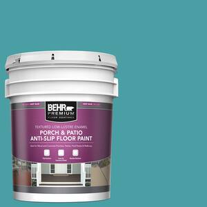 5 gal. #M460-5 Aqua Fresco Textured Low-Lustre Enamel Interior/Exterior Porch and Patio Anti-Slip Floor Paint