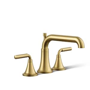 Tone 2-Handle Tub Faucet Trim Kit with Diverter Spout in Vibrant Brushed Moderne Brass