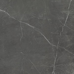 Sterlina Asphalt 23.62 in. x 23.62 in. Polished Marble Look Porcelain Floor and Wall Tile (15.5 sq. ft./Case)