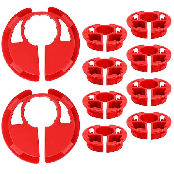 PLUMBFLEX 1 in. Metal Stud Insulator for Piping, Wiring, Cable, Running Through Beam; PEX Copper Cushion; Polyethylene (10-Pack)