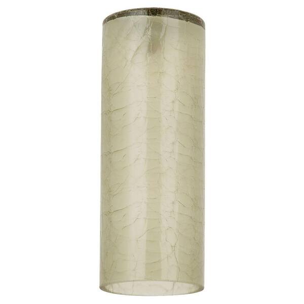 Generation Lighting Ambiance Bamboo Green Crackle Glass Pendant Shade