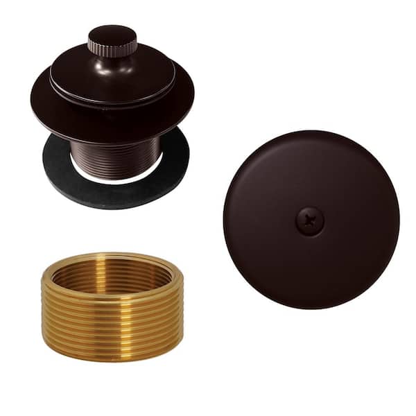 Westbrass 3-1/8 in. NPSM Twist and Close Universal Tub Trim with 1-Hole Faceplate in Oil Rubbed Bronze