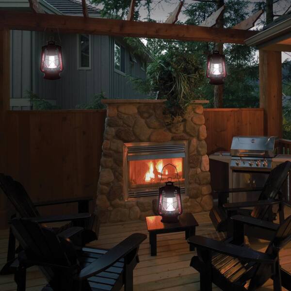 Northpoint Vintage Green Battery Operated LED Lantern (2-Pack