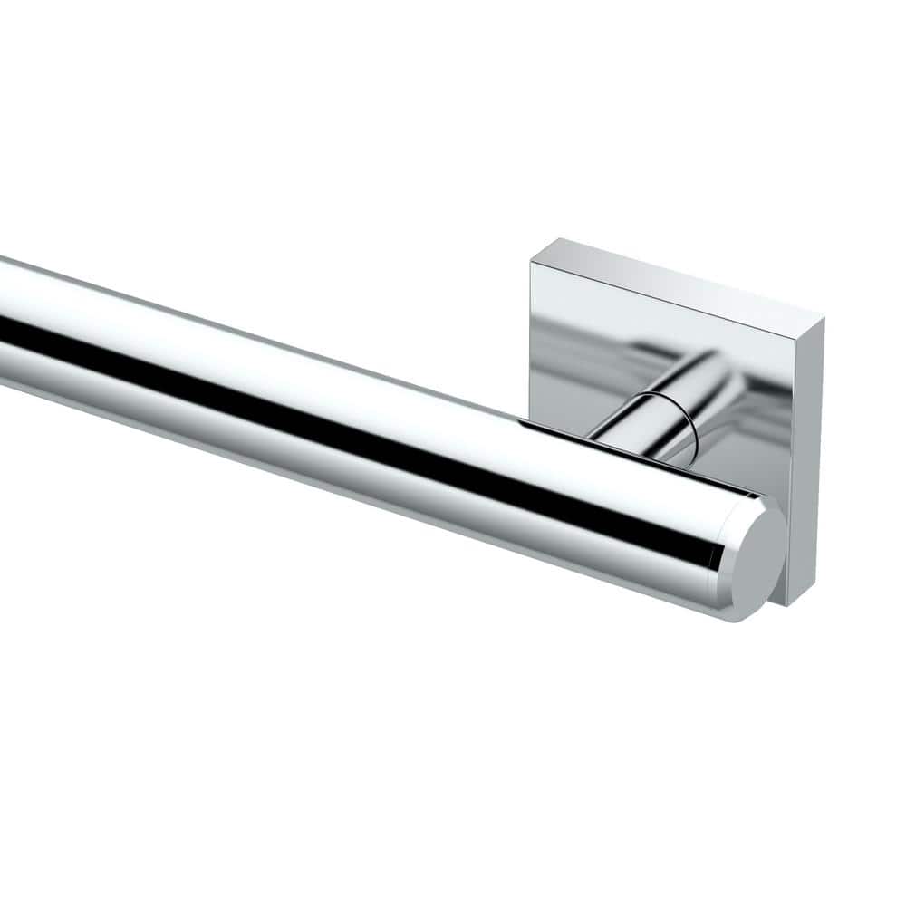 Elevate 18" Polished Chrome Stainless Steel Wall Mount Grab Bar