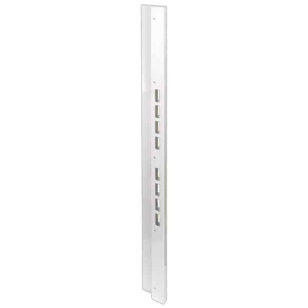 Prime-Line 1-3/8 in. Doors Steel White Mega-Jamb Reinforcing Kit