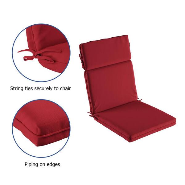 Back Patio Chair Cushion Uv Stain, High Back Patio Chairs With Ottoman