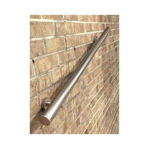 B52 3 ft. Silver Anodized Aluminum Handrail Kit 1.6 Diameter