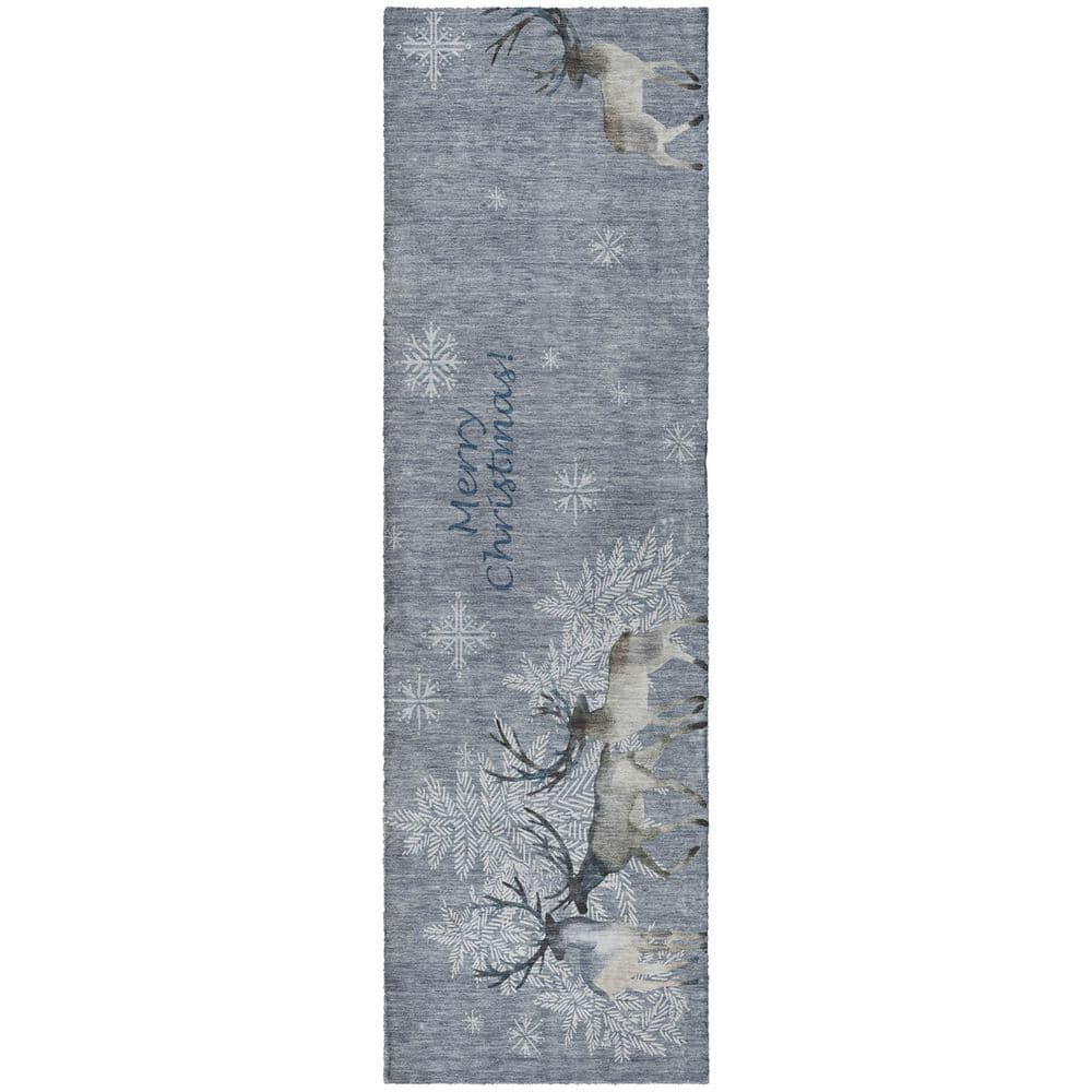 Dream Shag Premium Machine Washable Abstract ADS213 Ash 2 ft. x 7 ft. Runner Rug price history on PriceWatchPro