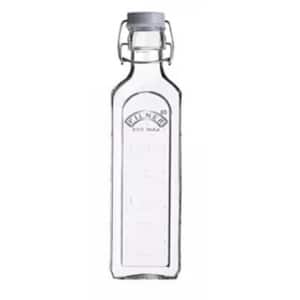 JoyJolt Reusable Glass 32 oz. Clear Milk Bottle with Lid and Pourer  (3-Pack) JG10293 - The Home Depot