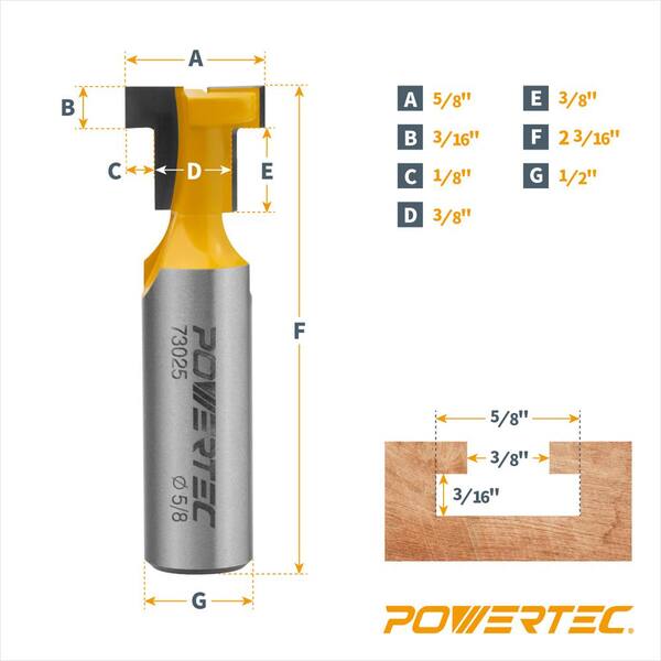 T slot router bit home outlet depot