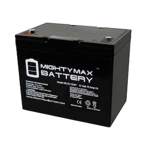 12V 75Ah Internal Thread Battery Replaces CSB GPL12750, GPL 12750