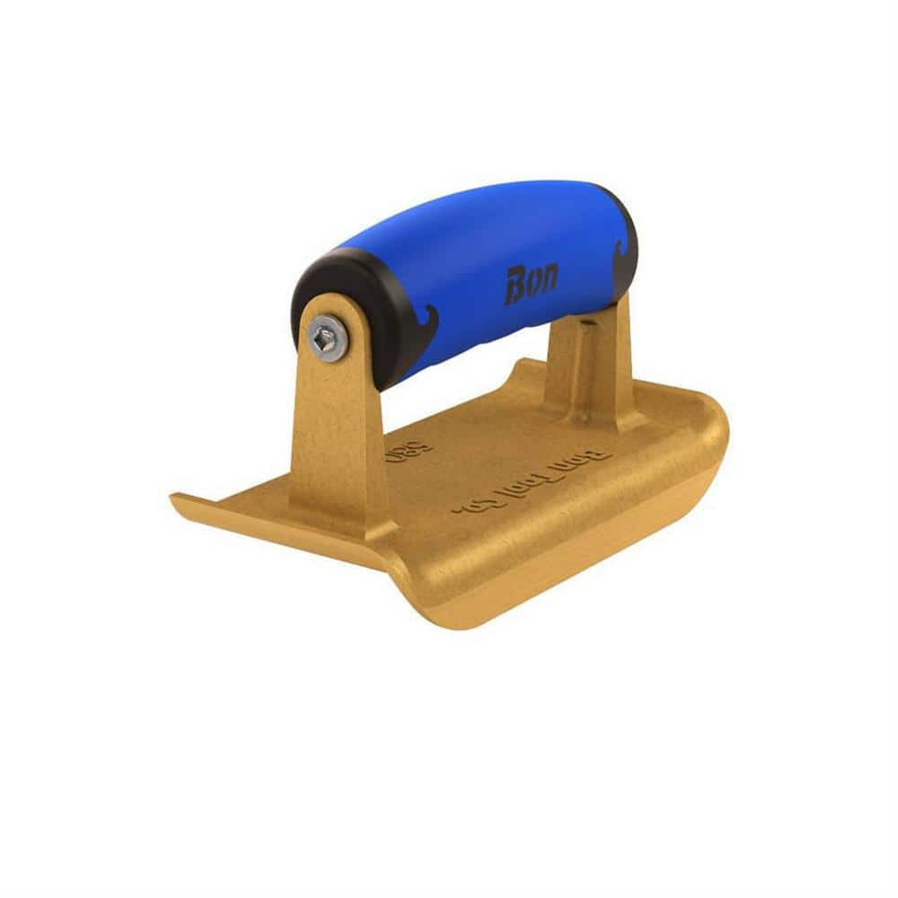 Bon Tool 6 in. x 2-3/4 in. Bronze Edger and Comfort Grip Handle