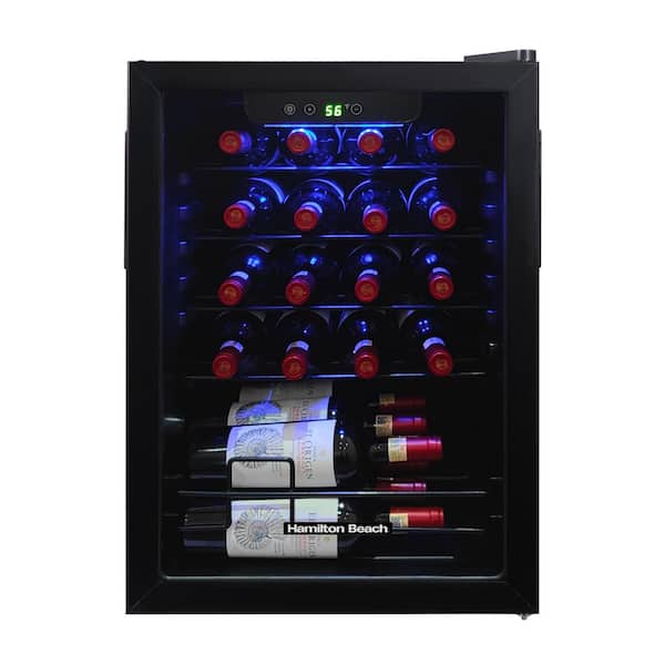 17.5 in. 22 Bottle Single zone 22-Bottle Beverage and Wine Cooler in Stainless Steel
