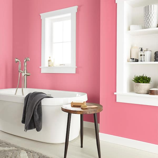 BEHR DYNASTY 8 oz. #120B-6 Watermelon Pink Semi-Gloss Enamel Stain-Blocking  Interior/Exterior Paint & Primer Sample DY63316 - The Home Depot