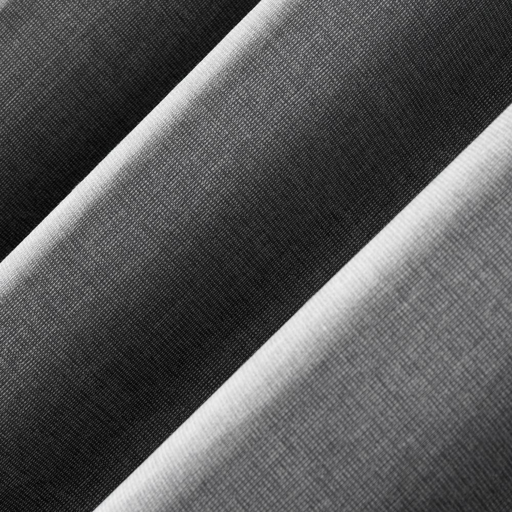 Gray Polyester Blackout Grommet Curtain Panel 50x108