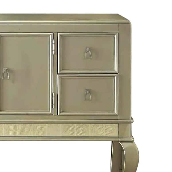 Acme Furniture Francesca Champagne Wood 18 in. Sideboard