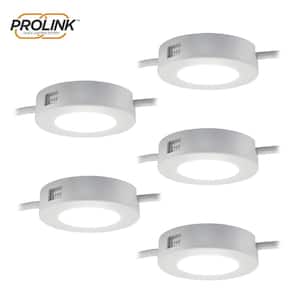 ProLink Plug-in LED Under Cabinet Puck Lights (5-Pack)