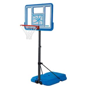 44 in. Polycarbonate Pool Side Adjustable Portable Basketball Hoop
