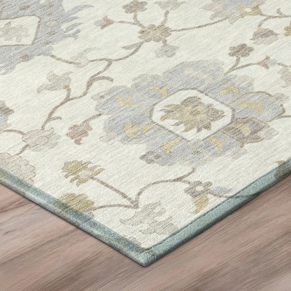 Chantille Machine Washable Indoor/Outdoor Abstract ACN2930 Ivory 10 ft. x 14 ft. Area Rug