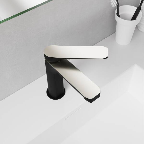 ANZZI Single-Handle Single-Hole Bathroom Faucet with Pop-Up Drain