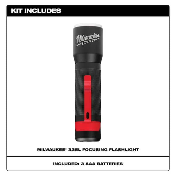 325 Lumens LED Aluminum Flashlight (5-Pack)