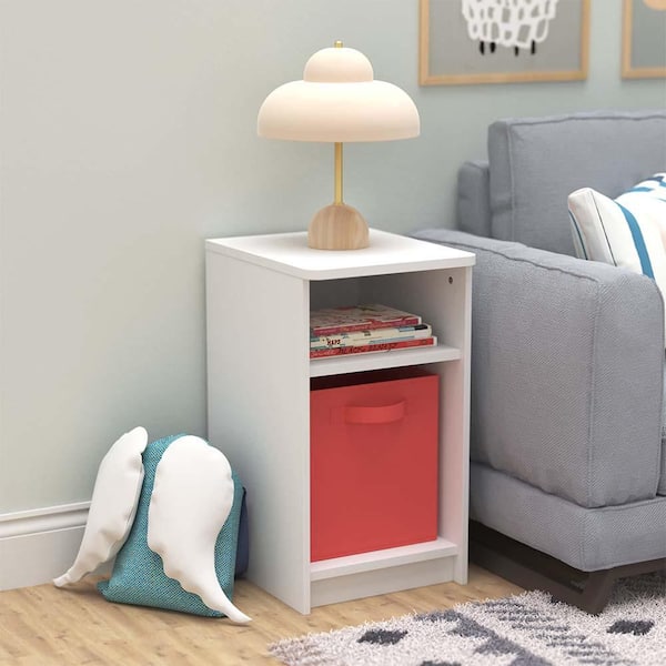 KidSpace 26 in. x 35 in. White 1-Cube 1-Shelf Storage Organizer