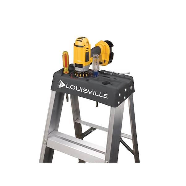 Louisville Ladder FM1506 6 ft. Fiberglass Twin Front Ladder,Type IA, 300 lbs  Load Capacity 