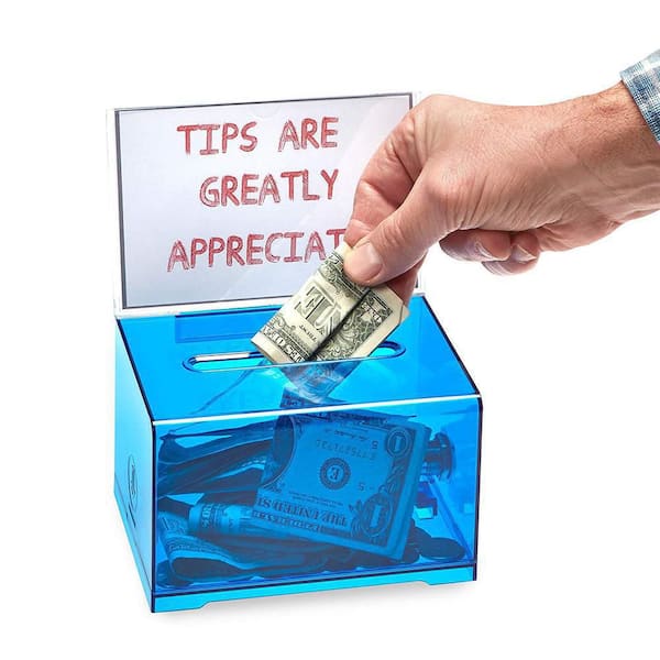 Acrylic Locking Suggestion Donation Box with Message Display (3-Pack)
