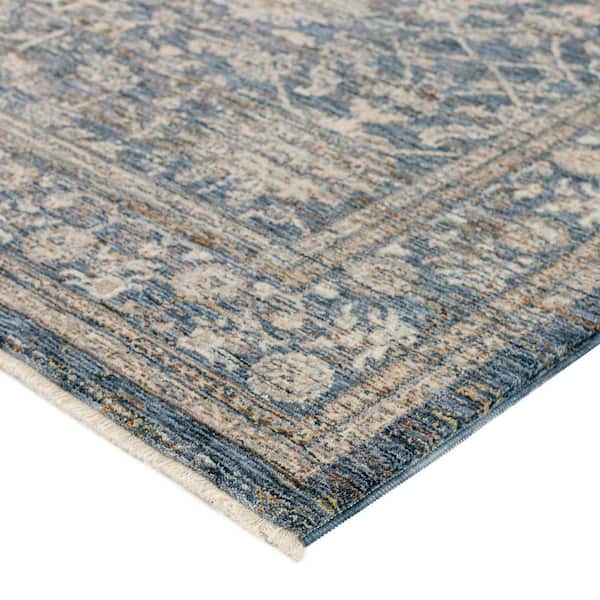 Yarra Vintage Blue 9 ft. x 13 ft. 2 in. Area Rug