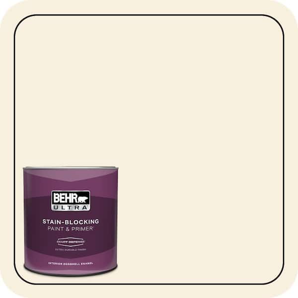 BEHR ULTRA 1 qt. #BXC-35 Cotton Field Extra Durable Eggshell Enamel Interior Paint & Primer